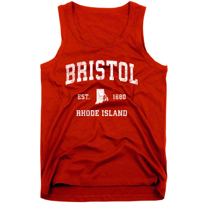 Bristol Rhode Island Ri Vintage Sports Tank Top