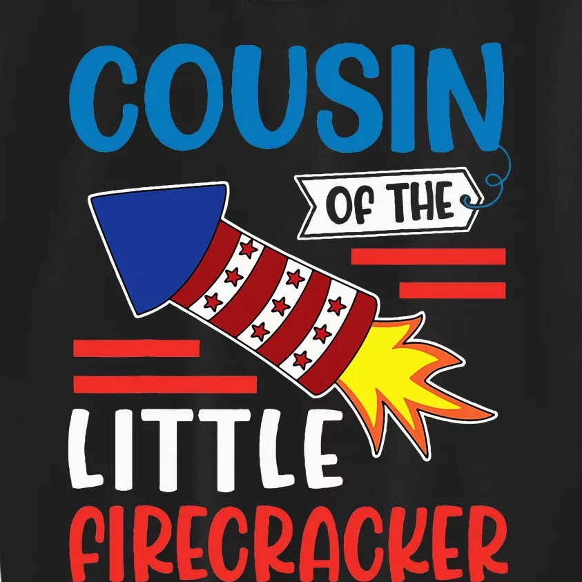 Big Rocket Independence Day Cousin Of The Little Firecracker Kids Sweatshirt