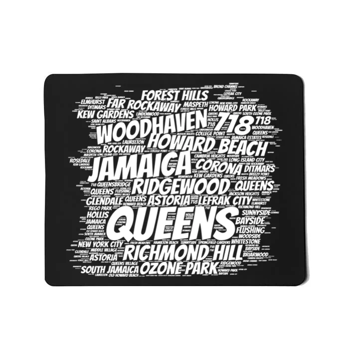 Born Raised In Queens Borough New York City Mousepad