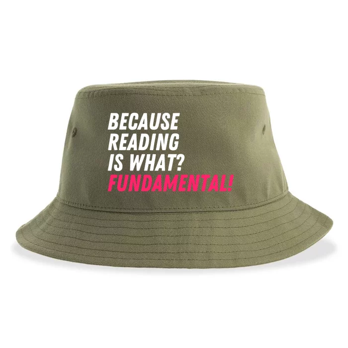 Because Reading Is What Fundatal Drag Race Drag Queen Meaningful Gift Sustainable Bucket Hat