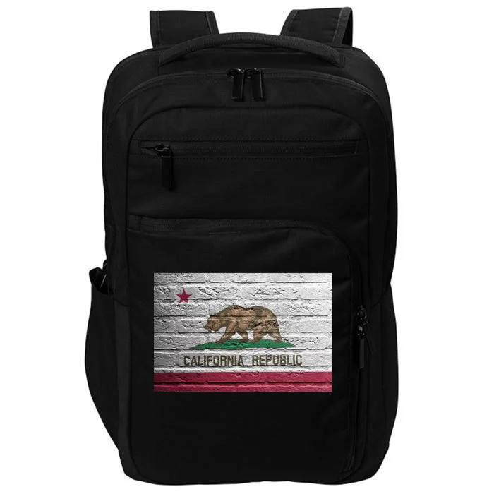 Brick California Republic Bear Flag Impact Tech Backpack