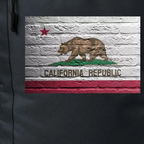 Brick California Republic Bear Flag Daily Commute Backpack