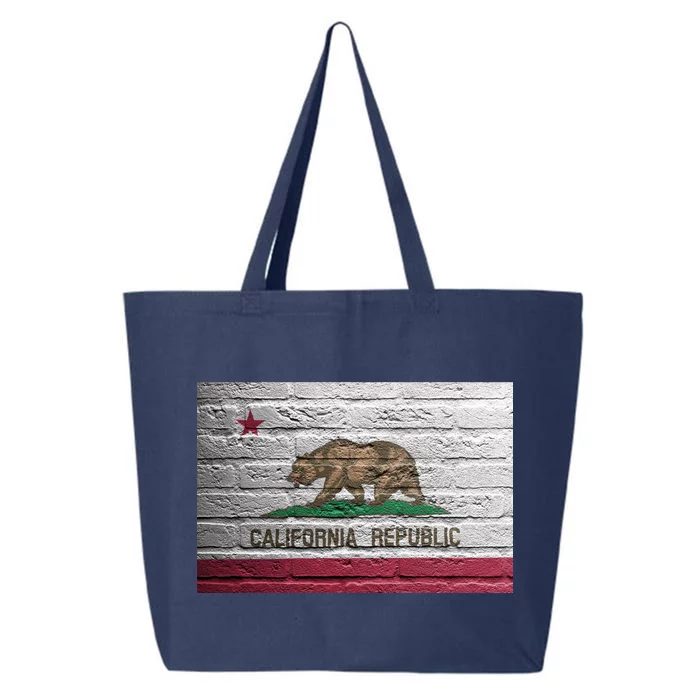 Brick California Republic Bear Flag 25L Jumbo Tote