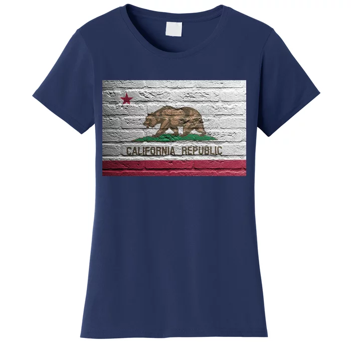 Brick California Republic Bear Flag Women's T-Shirt