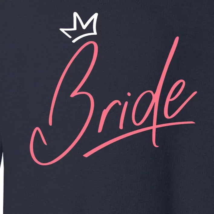 Bride Crown Toddler Sweatshirt