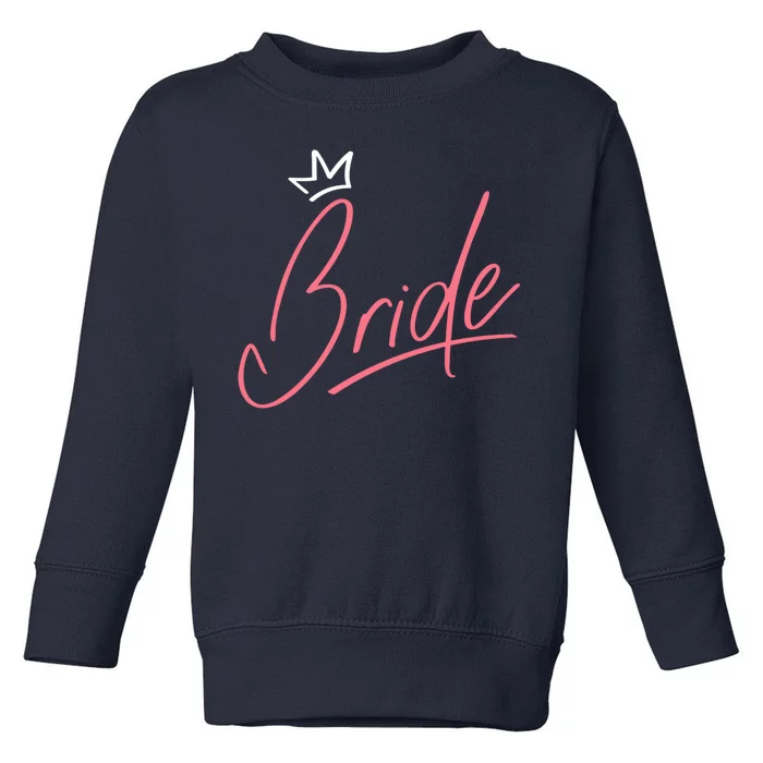 Bride Crown Toddler Sweatshirt