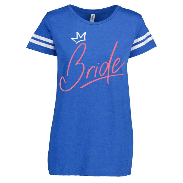 Bride Crown Enza Ladies Jersey Football T-Shirt