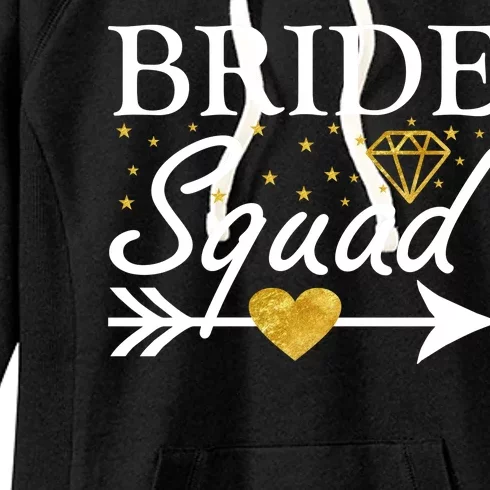 Bride Squad Arrow Women's Fleece Hoodie