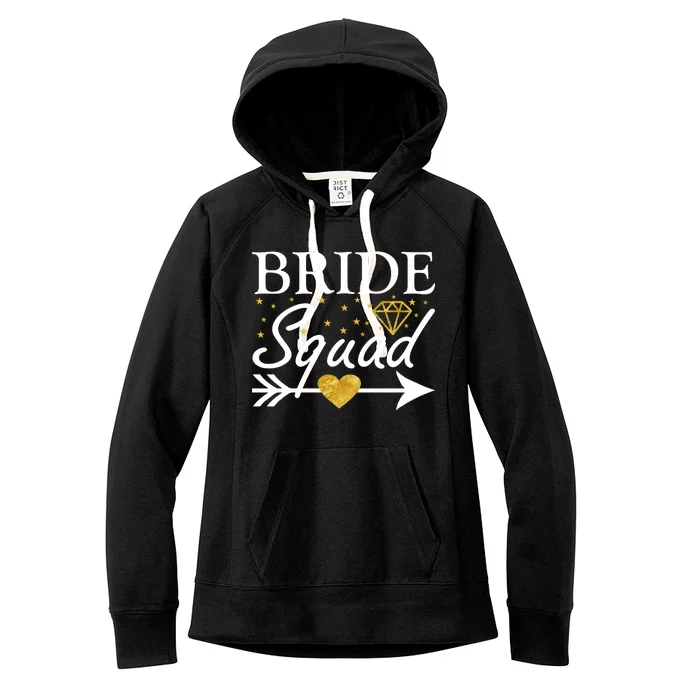 Bride Squad Arrow Women's Fleece Hoodie