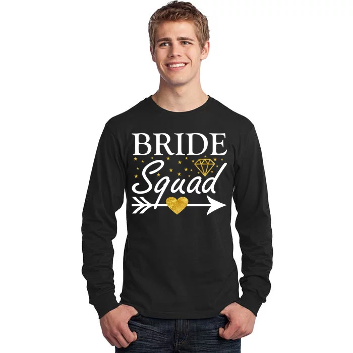 Bride Squad Arrow Tall Long Sleeve T-Shirt