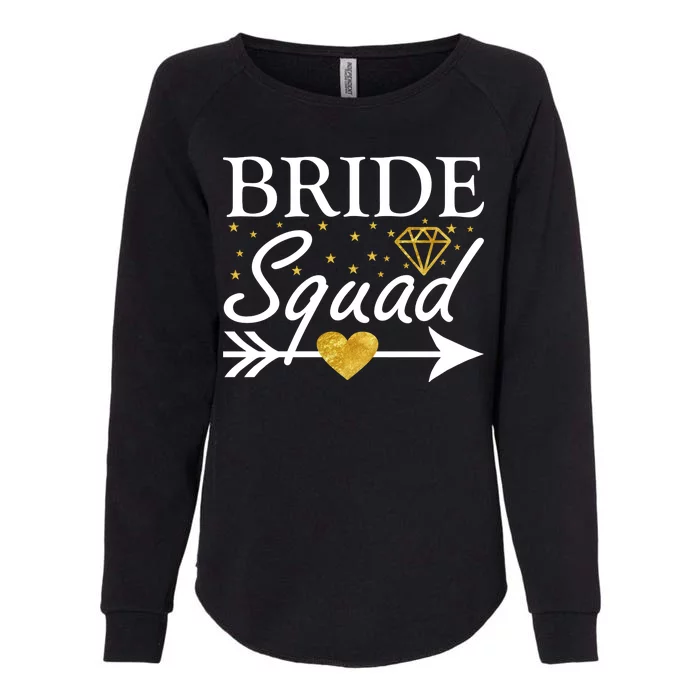 Bride Squad Arrow Womens California Wash Sweatshirt