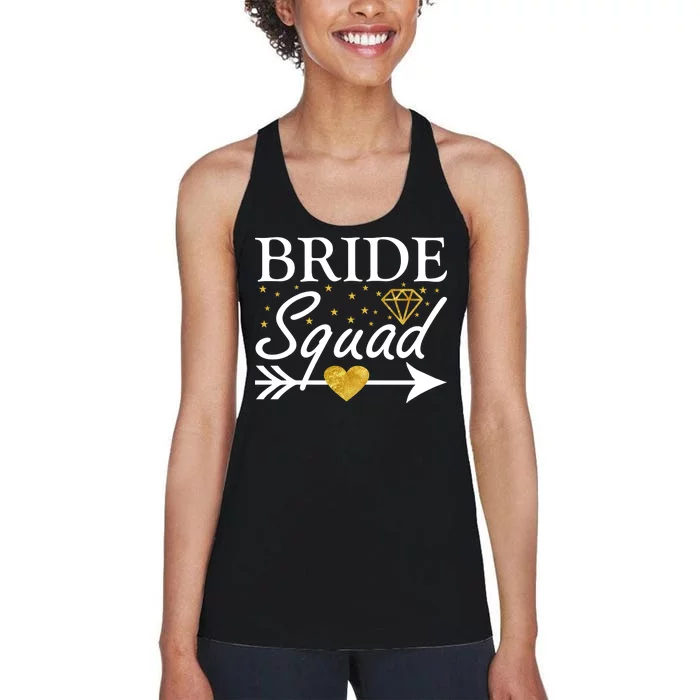 Bride Squad Arrow Women's Racerback Tank