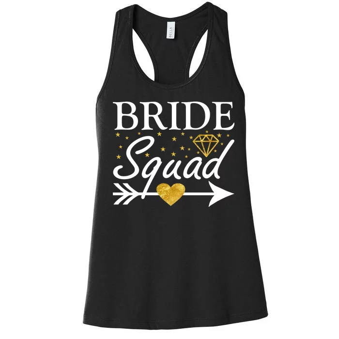 Bride Squad Arrow Women's Racerback Tank