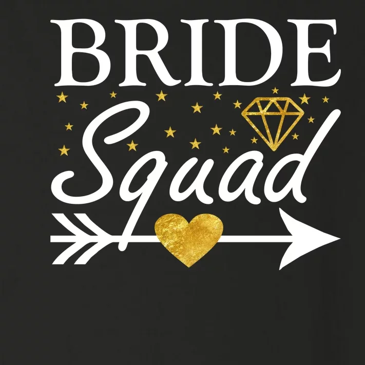 Bride Squad Arrow Toddler Long Sleeve Shirt