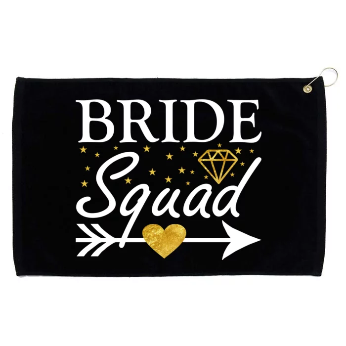 Bride Squad Arrow Grommeted Golf Towel