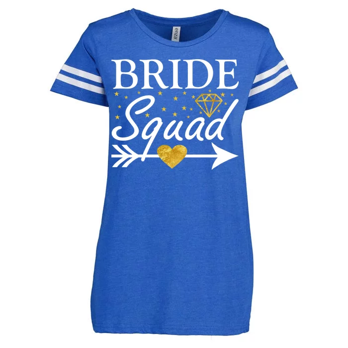 Bride Squad Arrow Enza Ladies Jersey Football T-Shirt