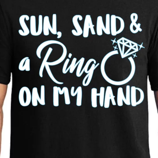 Bride Sun Sand & A Ring On My Hand Pajama Set