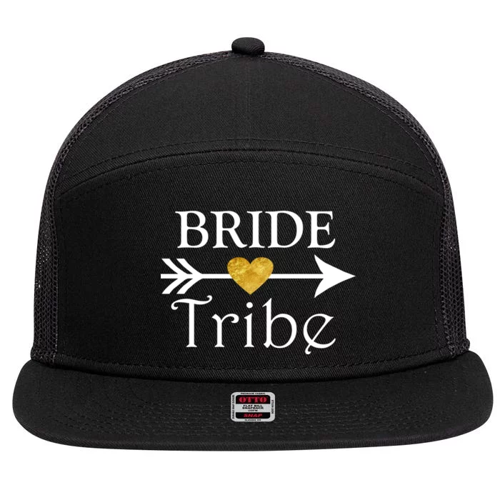 Bride Tribe Arrow 7 Panel Mesh Trucker Snapback Hat