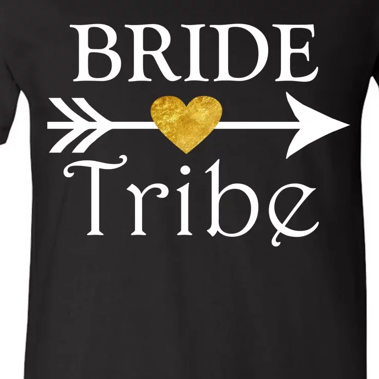 Bride Tribe Arrow V-Neck T-Shirt