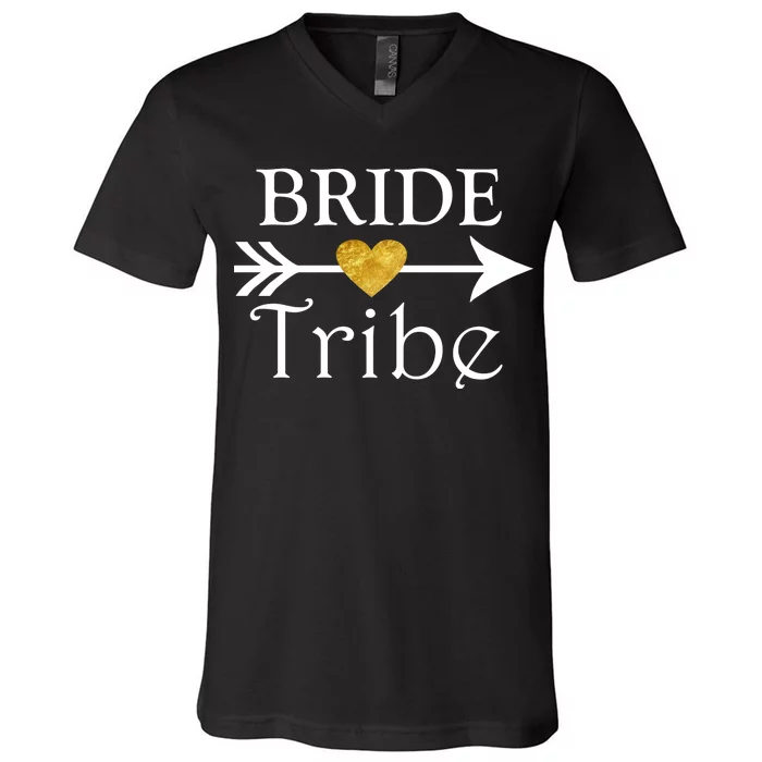 Bride Tribe Arrow V-Neck T-Shirt