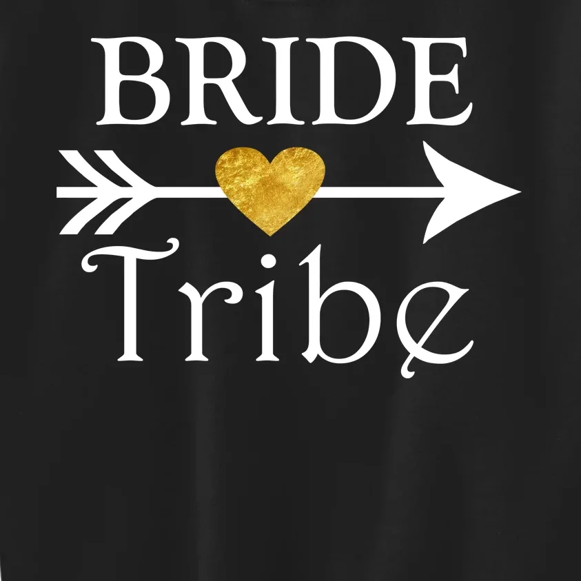 Bride Tribe Arrow Kids Sweatshirt