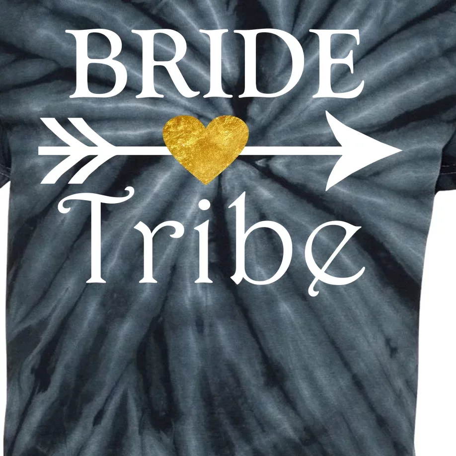 Bride Tribe Arrow Kids Tie-Dye T-Shirt