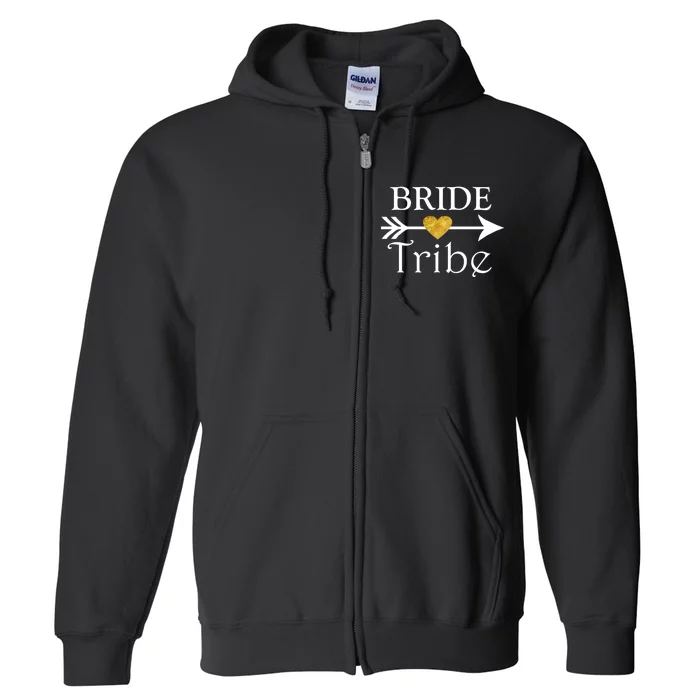 Bride Tribe Arrow Full Zip Hoodie