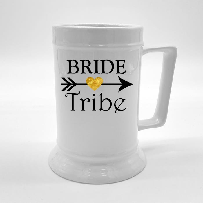 Bride Tribe Arrow Front & Back Beer Stein