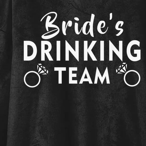 Bride's Drinking Team Hooded Wearable Blanket