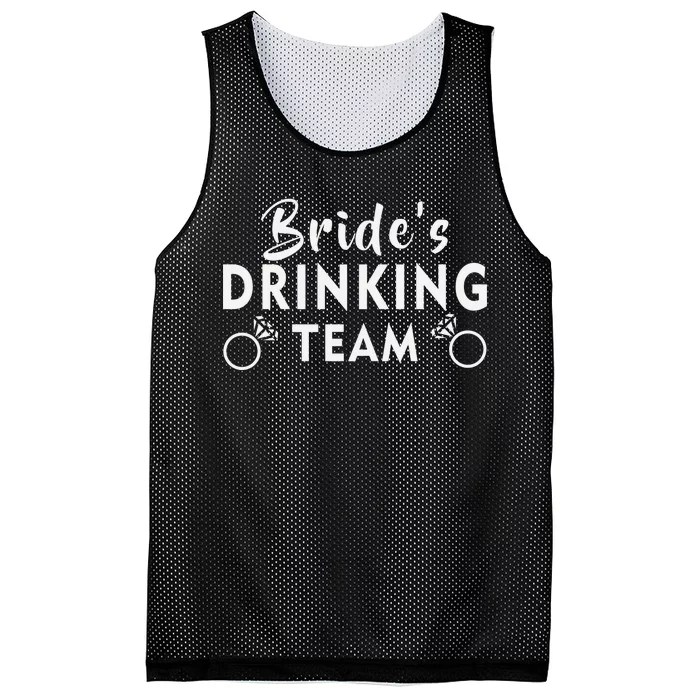 Bride's Drinking Team Mesh Reversible Basketball Jersey Tank