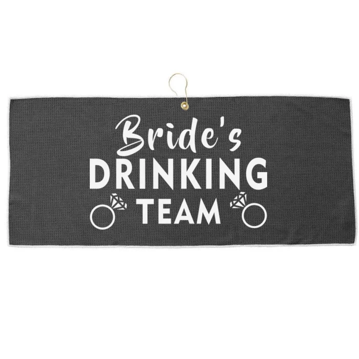 Bride's Drinking Team Large Microfiber Waffle Golf Towel