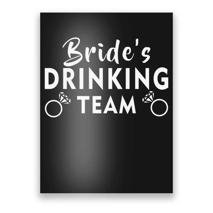 Bride's Drinking Team Poster