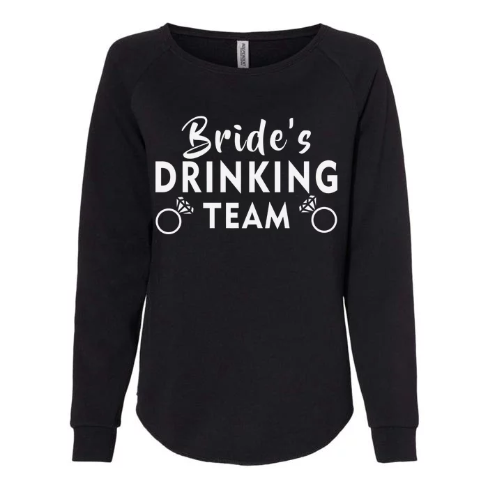 Bride's Drinking Team Womens California Wash Sweatshirt