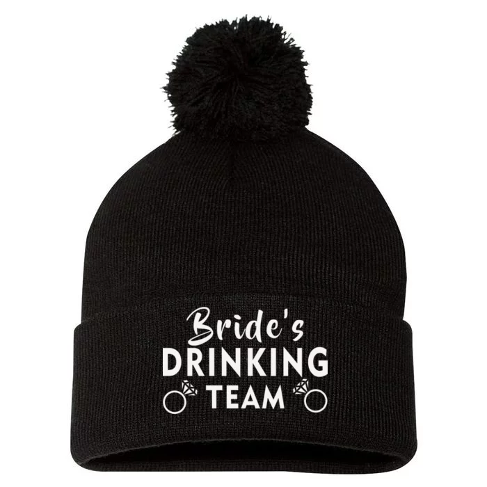 Bride's Drinking Team Pom Pom 12in Knit Beanie