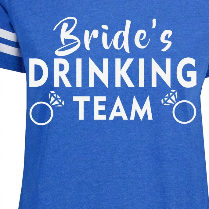 Bride's Drinking Team Enza Ladies Jersey Football T-Shirt