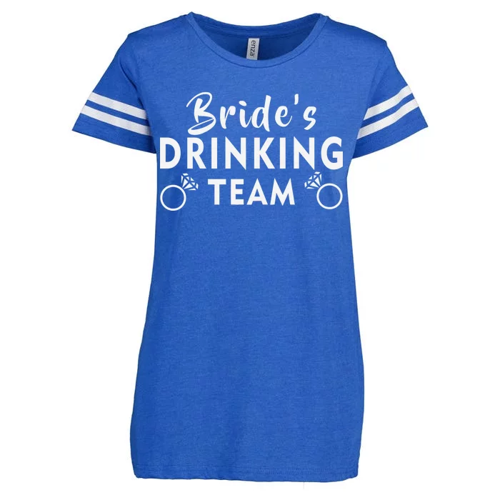 Bride's Drinking Team Enza Ladies Jersey Football T-Shirt