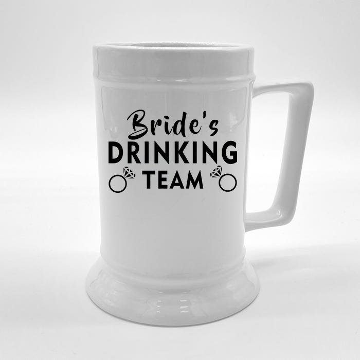 Bride's Drinking Team Front & Back Beer Stein