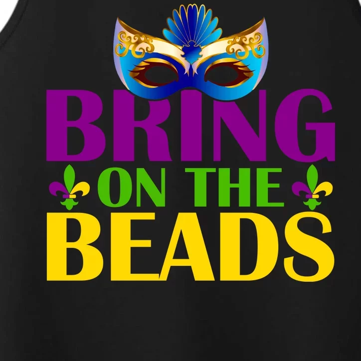 Bring On The Beads Mardi Gras Performance Tank