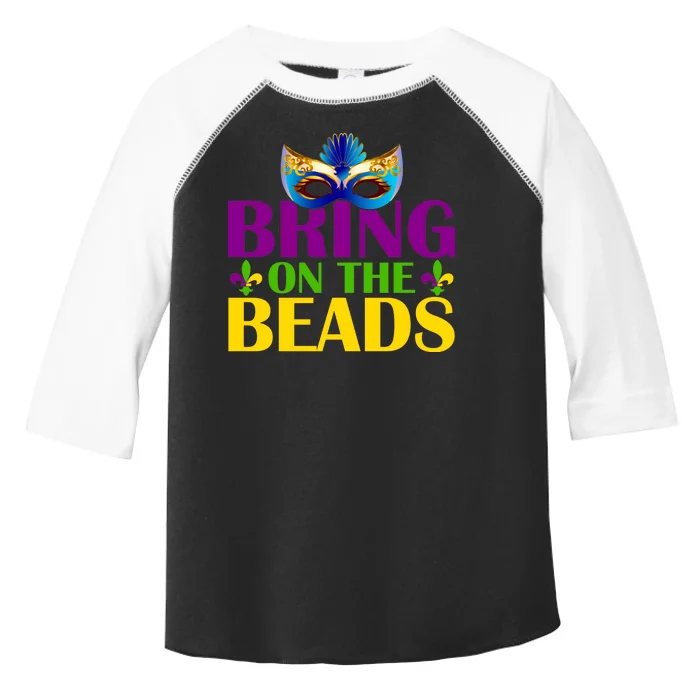 Bring On The Beads Mardi Gras Toddler Fine Jersey T-Shirt