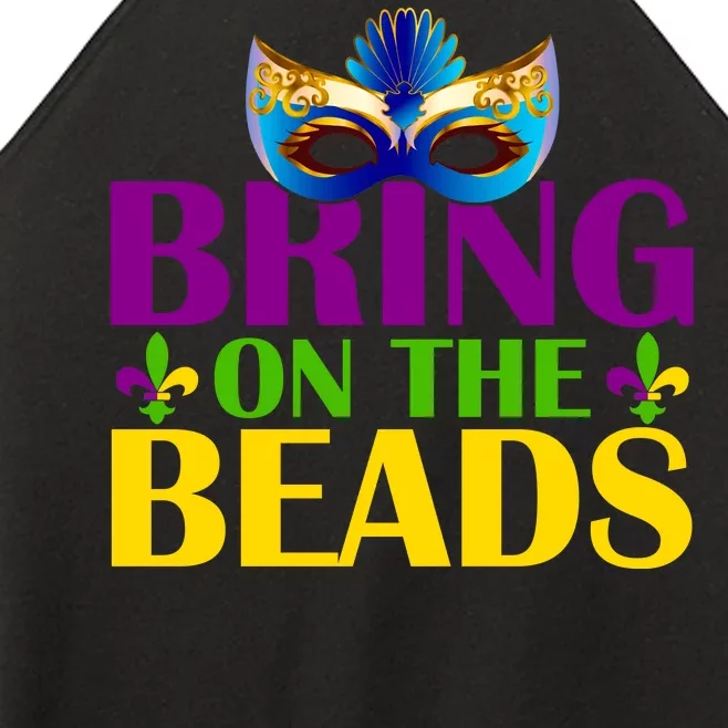 Bring On The Beads Mardi Gras Women’s Perfect Tri Rocker Tank