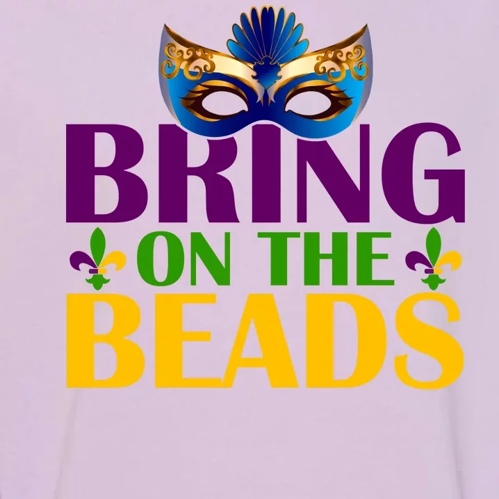 Bring On The Beads Mardi Gras Garment-Dyed Sweatshirt