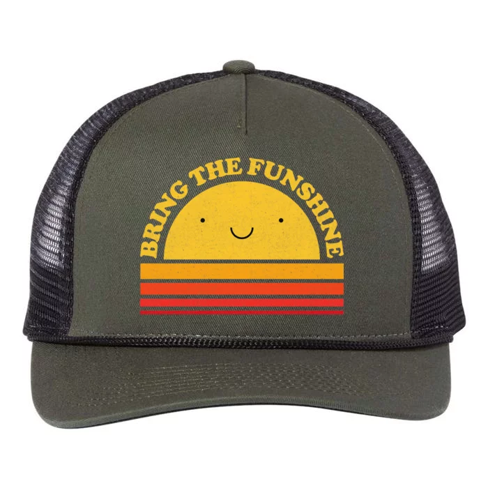 Bring On The Funshine Retro Rope Trucker Hat Cap