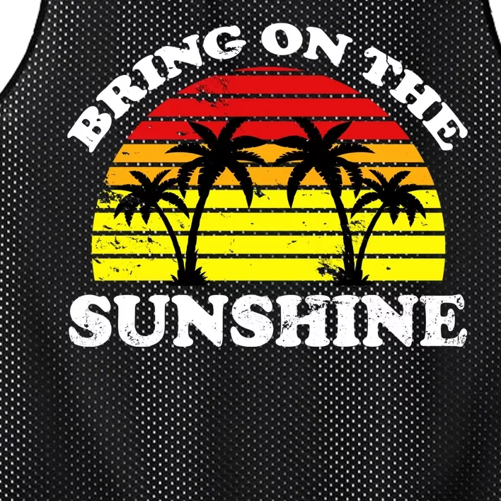 Bring On The Sunshine Mesh Reversible Basketball Jersey Tank