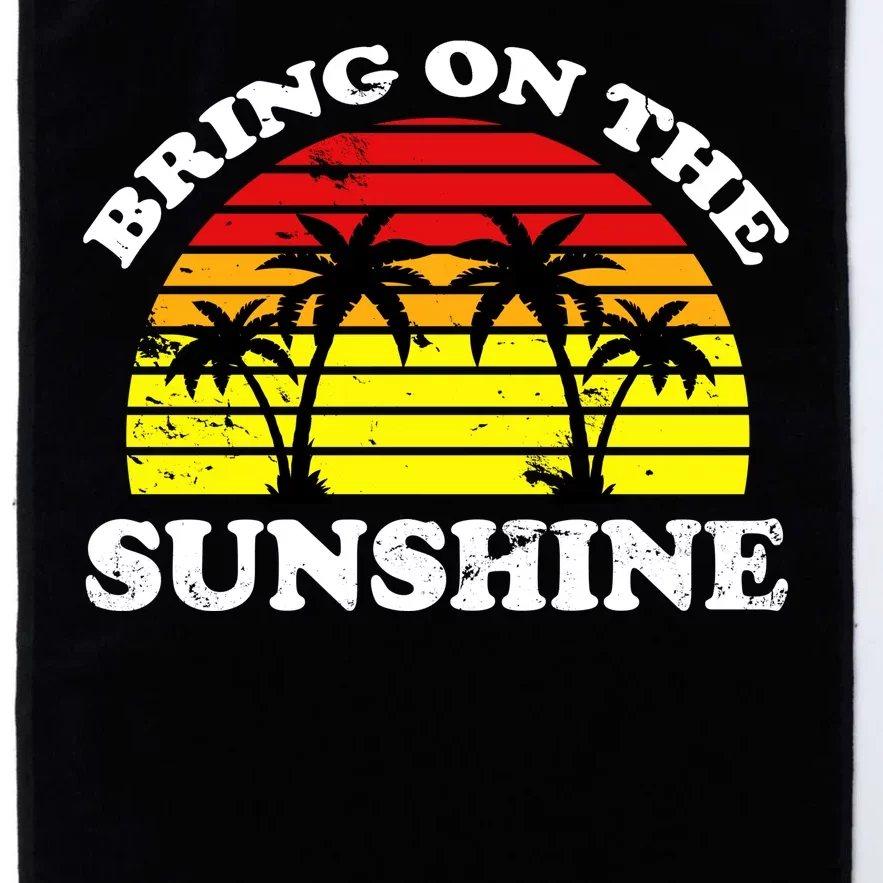 Bring On The Sunshine Platinum Collection Golf Towel