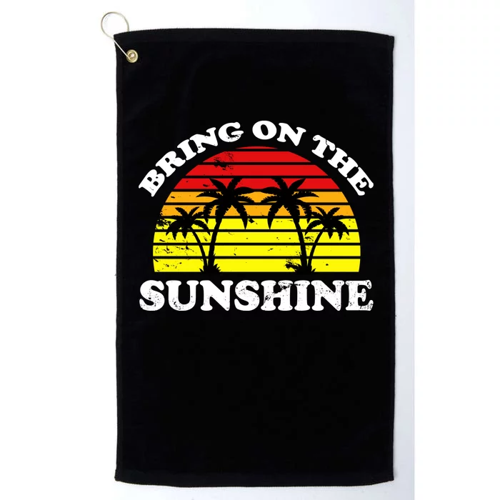 Bring On The Sunshine Platinum Collection Golf Towel