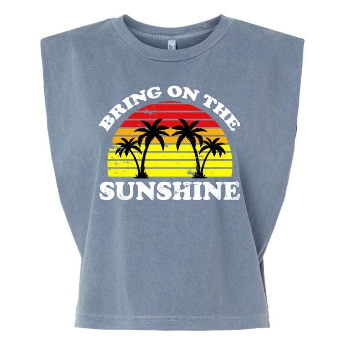 Bring On The Sunshine Garment-Dyed Women's Muscle Tee