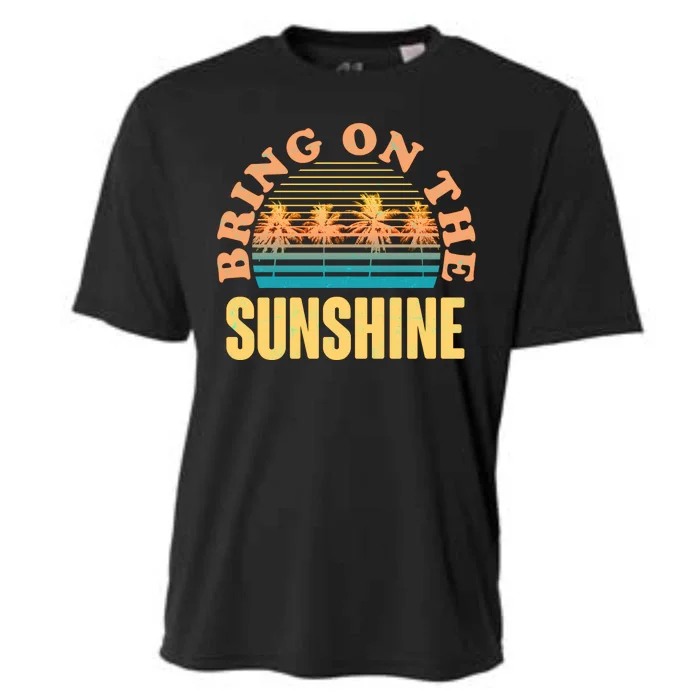 Bring On The Sunshine Tropical Palm Trees Cooling Performance Crew T-Shirt