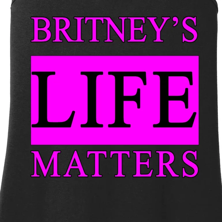 Britney's Life Matters BLM Free Britney Ladies Essential Tank