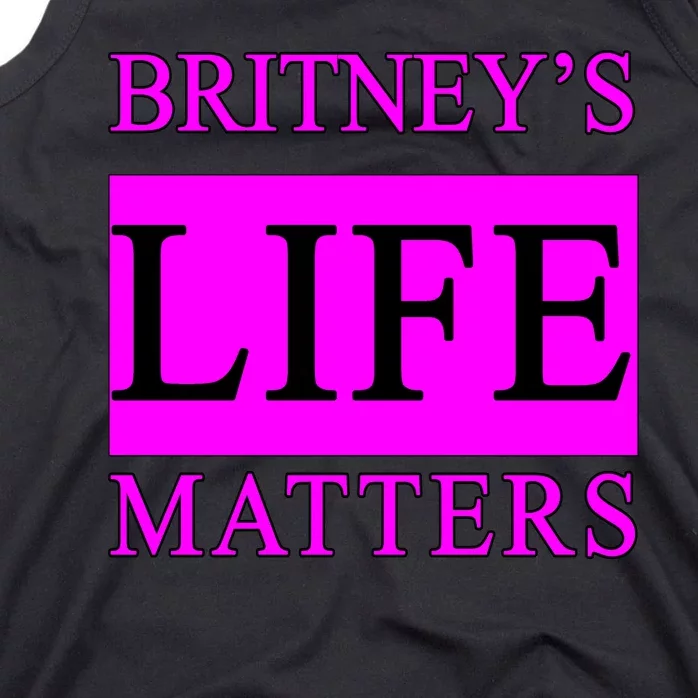 Britney's Life Matters BLM Free Britney Tank Top