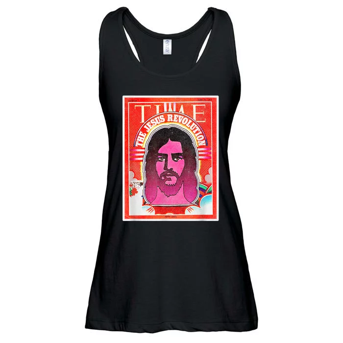 Boho Retro Jesus Revolution Vintage Christian Faith Revival Ladies Essential Flowy Tank